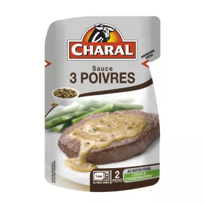 3 peppers sauce, 120g - CHARAL