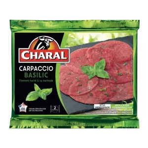 Marinata di carpaccio e basilico tritato finemente, 2x100g - CHARAL