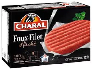 Faux filets hachés 4x115g - CHARAL