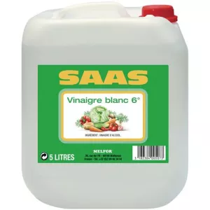 Vinagre de álcool branco, 5l - SAAS