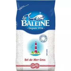 Sal marina gruesa para mediterraine 800g - LA BALEINE
