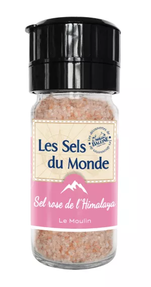 Himalayan roze zout 90 g zoutmolen - Les Sels Du Monde