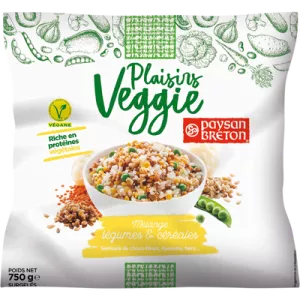 Plaisirs veggie aux légumes & céréales 750g - PAYSAN BRETON