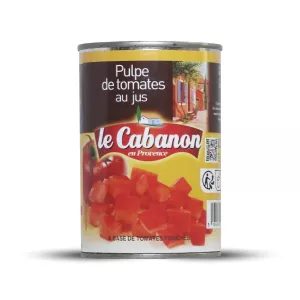 Nyanya iliyokatwa 400 g - LE CABANON