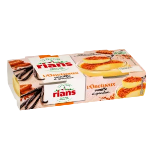 Speculoos和香草的Ancteux，2x90g - RIANS