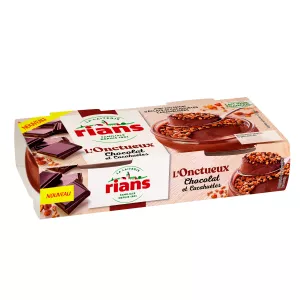 Cremoso de Chocolate y Cacahuetes, 2x90g - RIANS