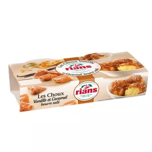 Vanille-Puffs & Karamell mit gesalzener Butter 2x80g - RIANS