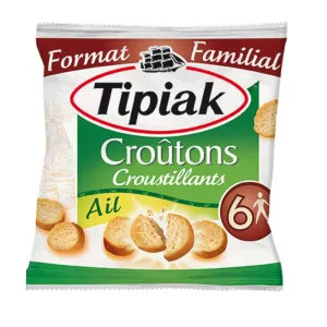 Croûtons saveur ail 125g - TIPIAK