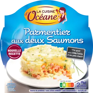 parmentier aux deux saumons 300g - LA CUISINE D'OCEANE