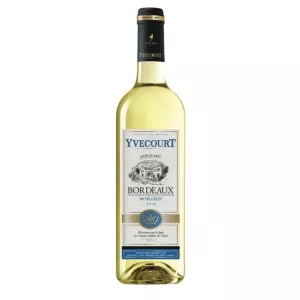 Vin Blanc de Bordeaux Moelleux, 11°, 75cl - YVECOURT