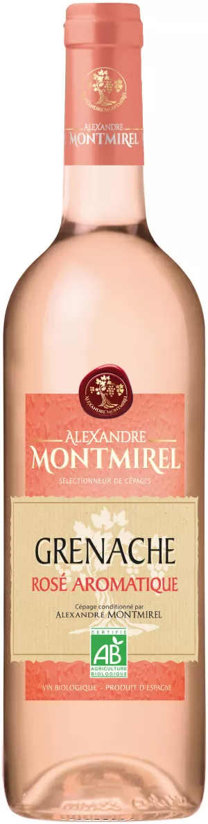 Vino rosato Grenache Spagna Biologico - MONTMIREL