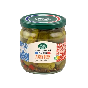 Gros cornichon français aigre-doux 42cl - JARDIN D'ORANTE