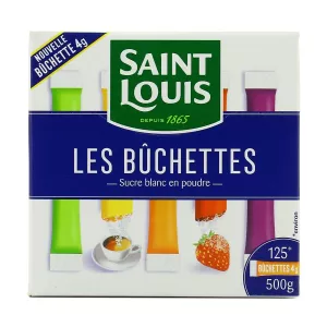Powder sugar logs x125 500g - SAINT LOUIS