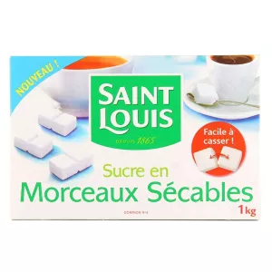 Sucre en morceaux sécables 1kg - SAINT LOUIS