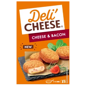 Deli Cheese Cheese Bacon 132g