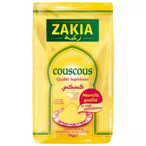 كسكس متوسط ​​الجودة 1 كيلو جرام - ZAKIA