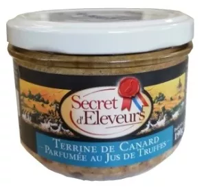 Vịt Terrine Vị Nấm Truffle Đen 190g - SECRET D'ELEVEURS