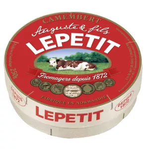 कैमेम्बर्ट चीज़ अगस्टे और फिल्स 250 ग्राम - लेपेटिट