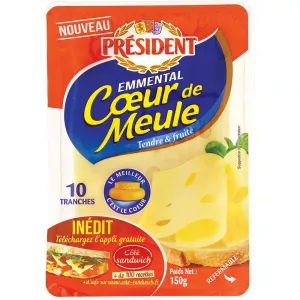 Emmental Tranches 150g - PRESIDENT