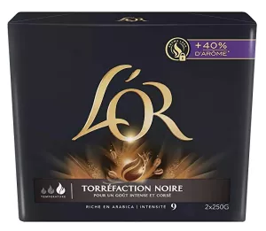 Café moulu torréfaction noire 2x250g - CARTE NOIRE