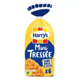 بريوش صغير مضفر بالسكر اللؤلؤي X6 210 جم - HARRYS