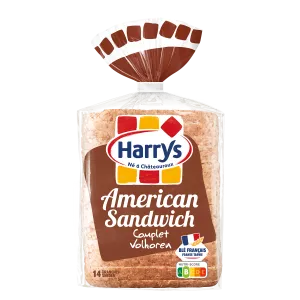 Pão sanduíche americano integral sem aditivos 600g - HARRY'S