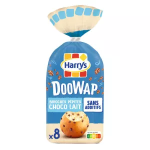 Doowap Бриошь с кусочками молочного шоколада X8 330г - HARRYS