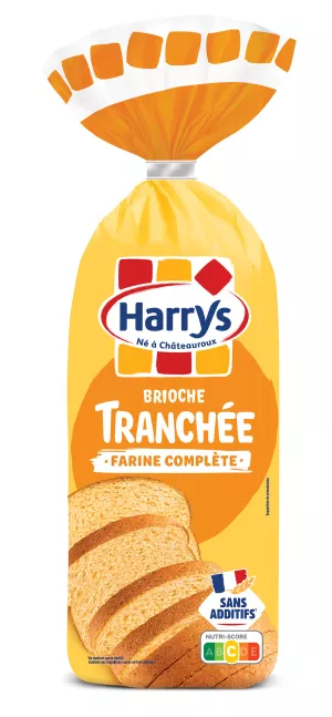 无添加剂切片全麦面粉奶油蛋卷，485g - HARRYS