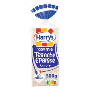 Pão Sanduíche Simples Sem Crosta, Fatias Grossas, 15t 500g - HARRY'S