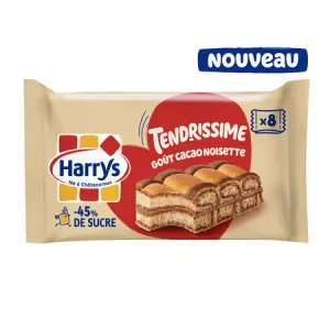 Zachte hazelnoot- en zachte cacaocakes, minder suiker x8 - HARRY'S