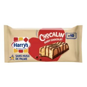 Zachte cacao- en chocalin-chocoladetaarten zonder palmolie X10 -harrys - HARRY'S