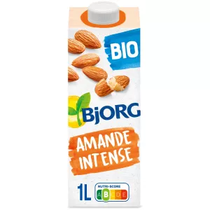 Kinywaji cha mboga cha maziwa ya almond kikaboni 1L -Bjorg - BJORG