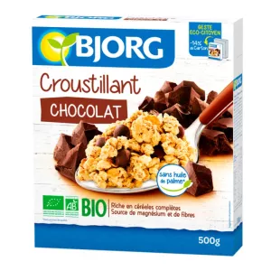 クリスピーオーガニックチョコレート 500g - BJORG