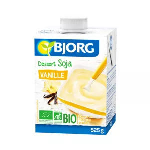 Sobremesa soja baunilha BIO 525g - BJORG