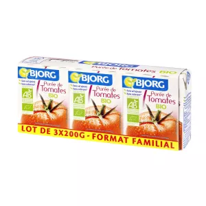 Purée de tomates BIO 3x200g - BJORG