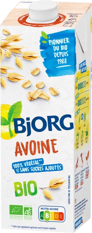 Latte d'Avena Biologico Calcico 1l - BJORG