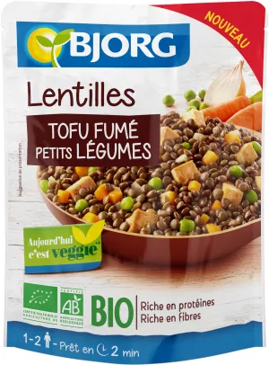 Lent.tofu Fume 250g Bio