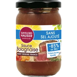 Sauce bolognaise sans sel ajouté - GAYELORD HAUSER