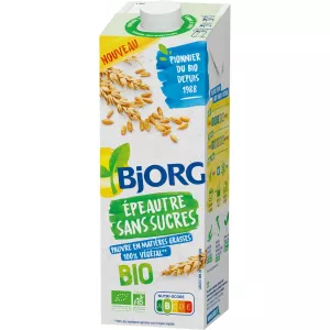 1l Spelled Without Sugar Organic - BJORG