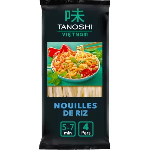 400 g de fideos de arroz secos - TANOSHI