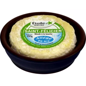 Fromage St Félicien allégé 9% mg 150g - ÉTOILE DU VERCORS