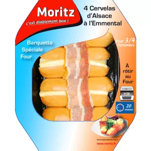 Cervelas Alsace Emmental X4 44