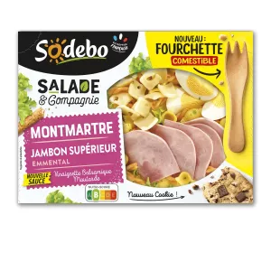 Salad Montmartre pasta mboga mbichi yai emmental 320g ham - SODEBO