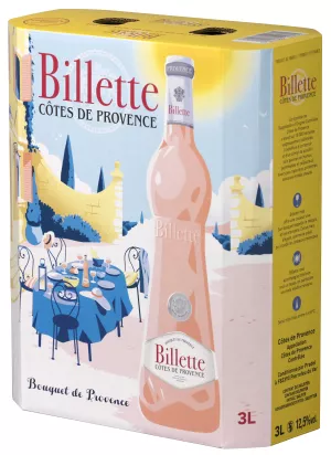 Rosé Wijn Côtes de Provence, Fontein van 3L - BILLET