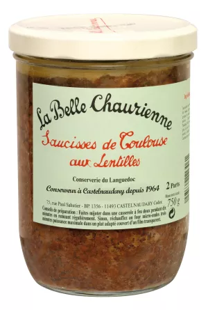 Saucisses Toulouse Lentilles 7