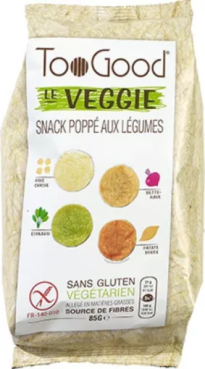Biscuits apéritifs veggie sans gluten 85g -TOOGOOD