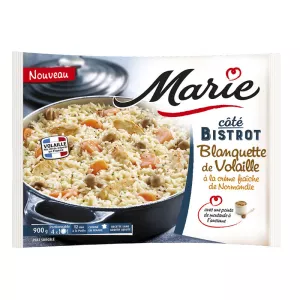 Blanquette de volaille crème fraîche 900g - MARIE