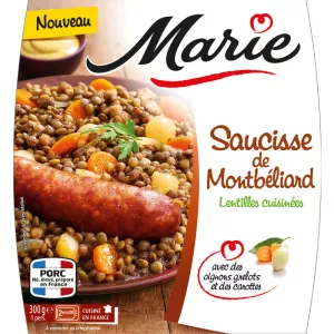 Saucisse Montbeliard Lentille 300