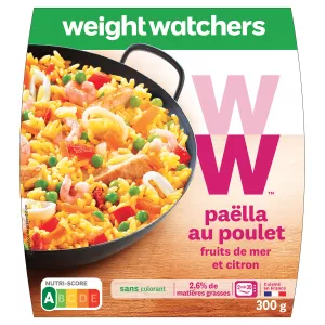 Refeição pronta para paella de frango - VIGIA DO PESO