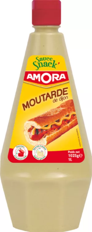 Amora Sauce Snack' Moutarde Fine Et Forte 1l